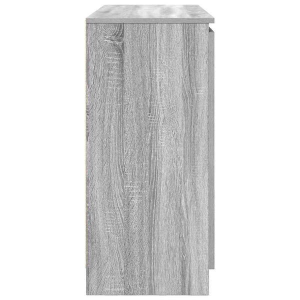 Graues Sideboard Sonoma mit Schubladen, 100,5 cm