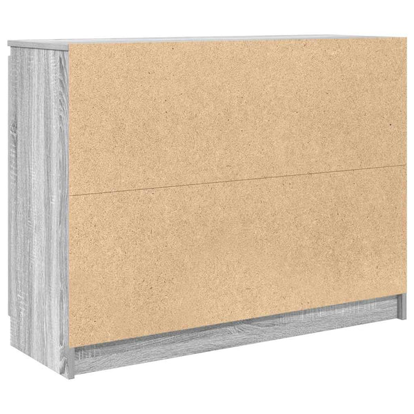 Graues Sideboard Sonoma mit Schubladen, 100,5 cm
