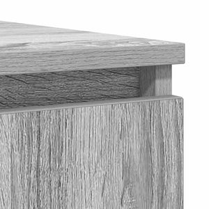 Graues Sideboard Sonoma mit Schubladen, 100,5 cm