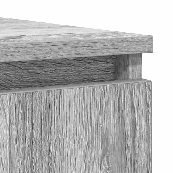 Graues Sideboard Sonoma mit Schubladen, 100,5 cm