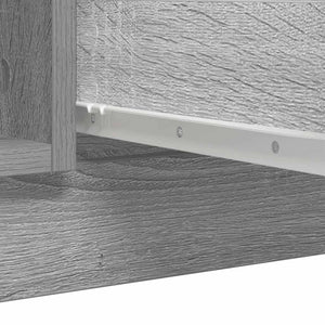 Graues Sideboard Sonoma mit Schubladen, 100,5 cm