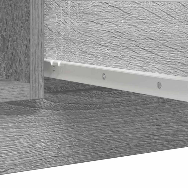 Graues Sideboard Sonoma mit Schubladen, 100,5 cm