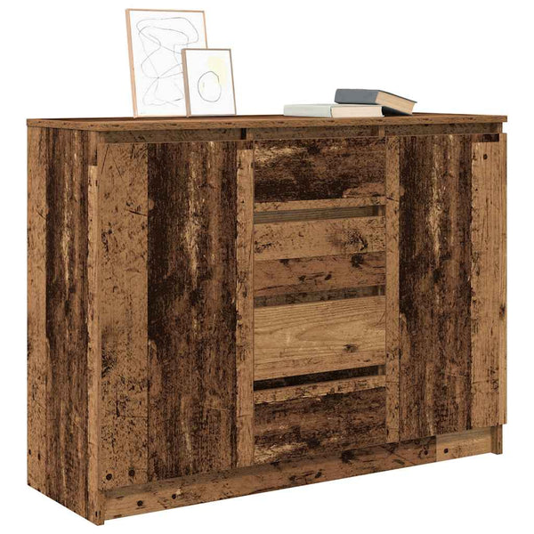 Sideboard Altholz-Optik mit Schubladen