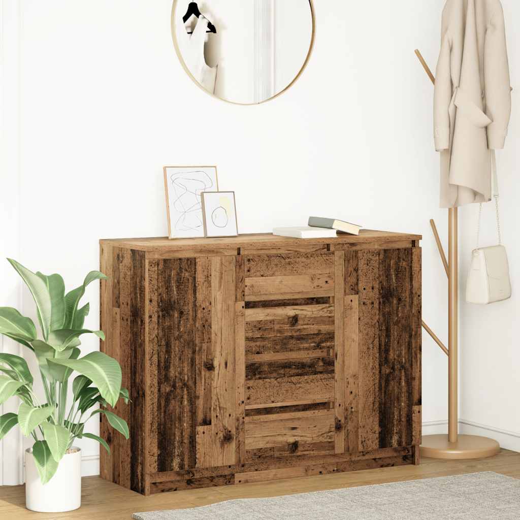 Sideboard Altholz-Optik mit Schubladen