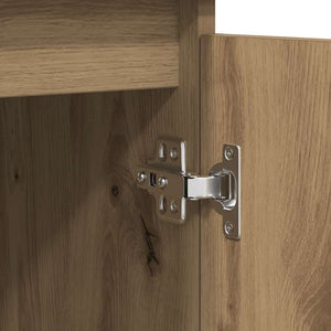 vidaXL Sideboard with Drawers Artisan Oak 100.5x35x76 cm