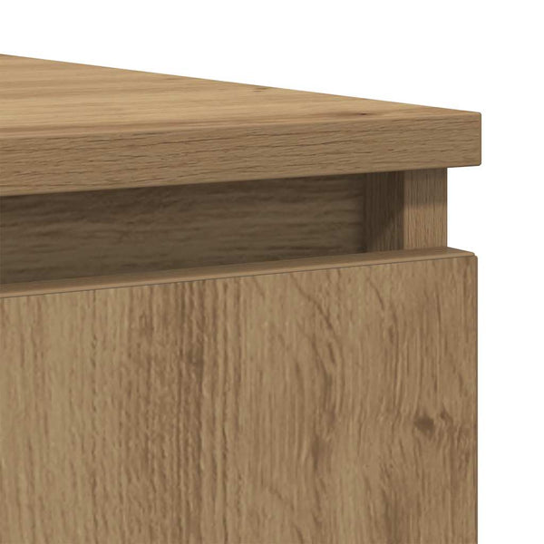 vidaXL Sideboard with Drawers Artisan Oak 100.5x35x76 cm