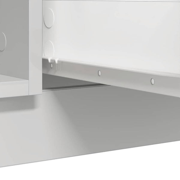 Weißes Sideboard mit Schubladen, 100,5 cm