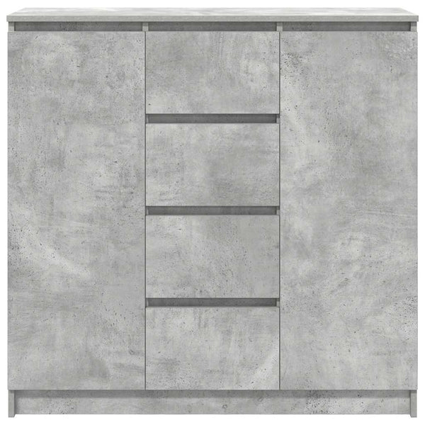 Sideboard Betongrau mit Schubladen 100,5 cm