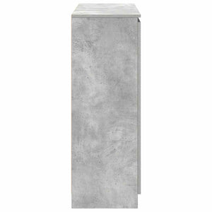 Sideboard Betongrau mit Schubladen 100,5 cm