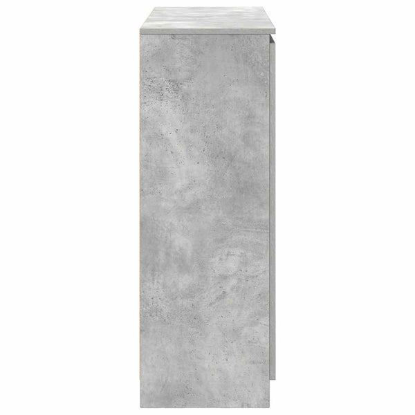 Sideboard Betongrau mit Schubladen 100,5 cm