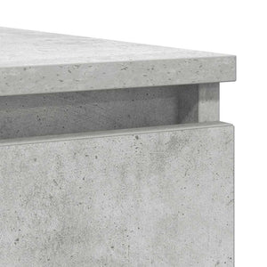 Sideboard Betongrau mit Schubladen 100,5 cm