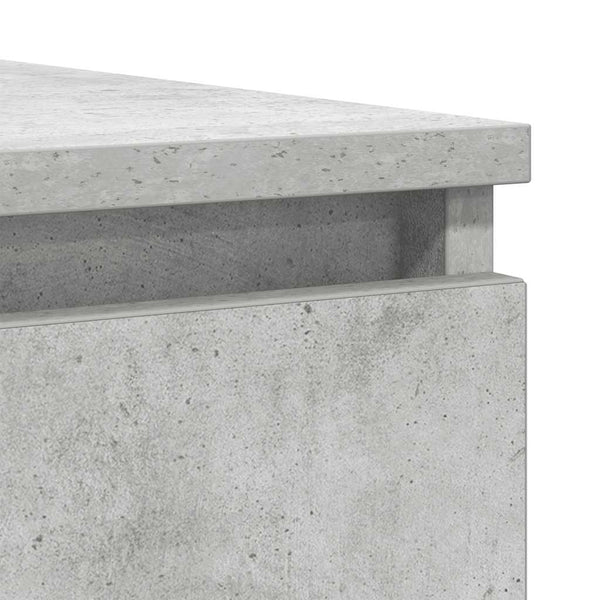 Sideboard Betongrau mit Schubladen 100,5 cm
