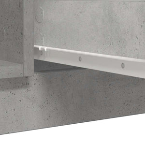 Sideboard Betongrau mit Schubladen 100,5 cm