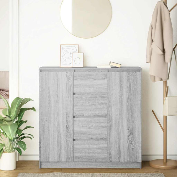 Sideboard Grau Sonoma mit Schubladen
