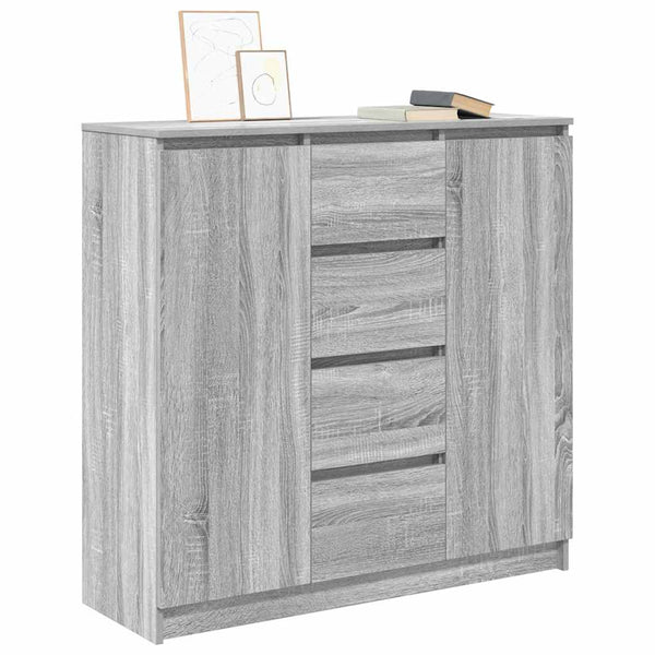 Sideboard Grau Sonoma mit Schubladen