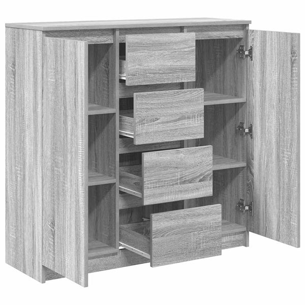 Sideboard Grau Sonoma mit Schubladen