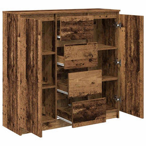 Sideboard Altholz-Optik mit Schubladen, 100,5 cm