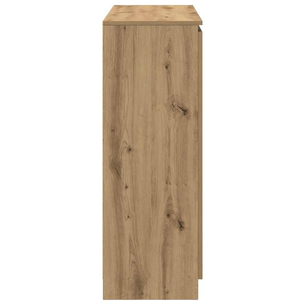 vidaXL Sideboard with Drawers Artisan Oak 100.5x35x98.5 cm