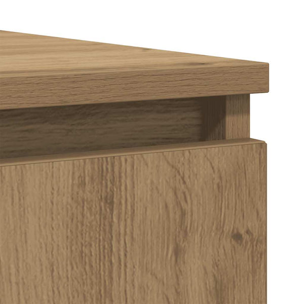 vidaXL Sideboard with Drawers Artisan Oak 100.5x35x98.5 cm