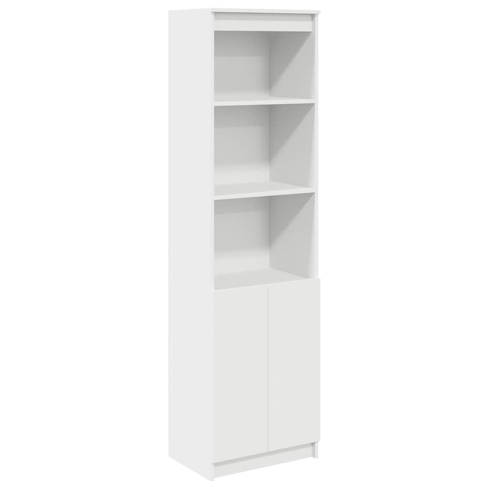 Highboard Weiß 50x35x180 cm