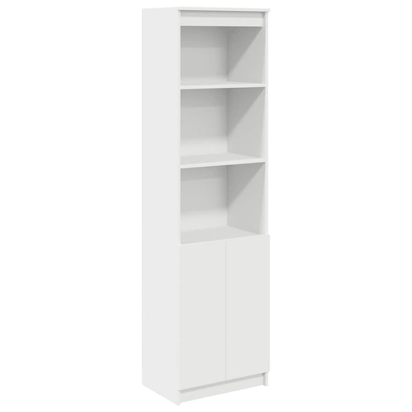 Highboard Weiß 50x35x180 cm