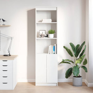Highboard Weiß 50x35x180 cm