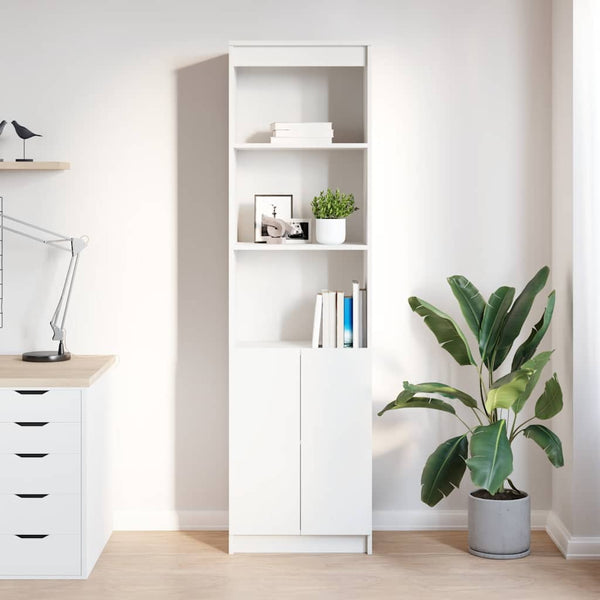 Highboard Weiß 50x35x180 cm