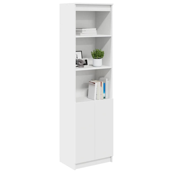 Highboard Weiß 50x35x180 cm