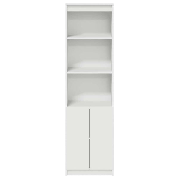 Highboard Weiß 50x35x180 cm