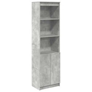 Highboard Betongrau 50x35x180 cm