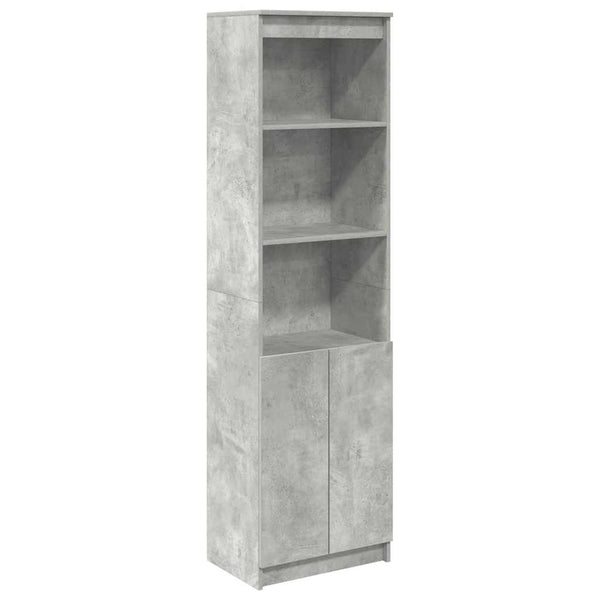 Highboard Betongrau 50x35x180 cm
