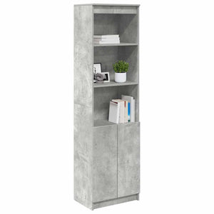 Highboard Betongrau 50x35x180 cm