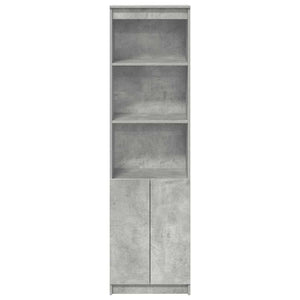 Highboard Betongrau 50x35x180 cm