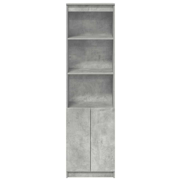 Highboard Betongrau 50x35x180 cm