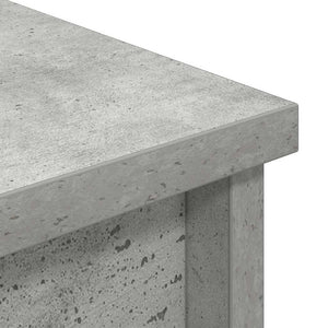 Highboard Betongrau 50x35x180 cm