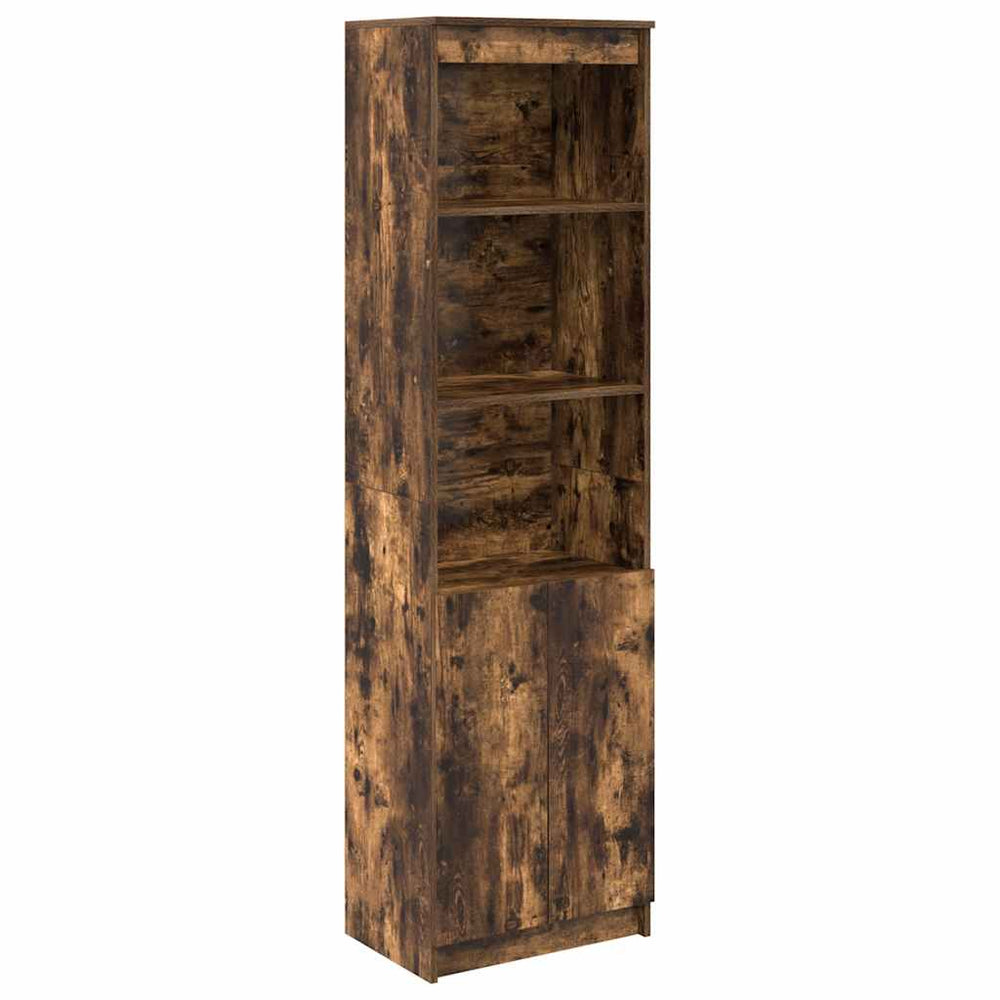 Highboard Räuchereiche 50x35x180 cm