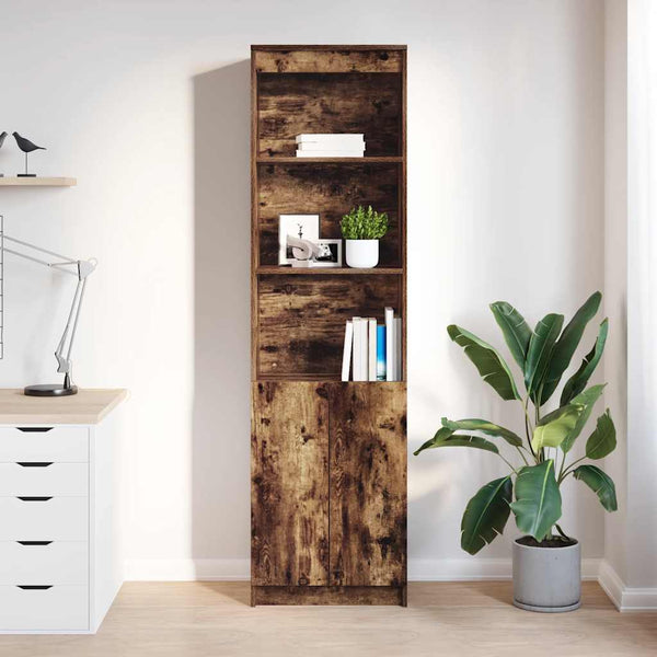 Highboard Räuchereiche 50x35x180 cm