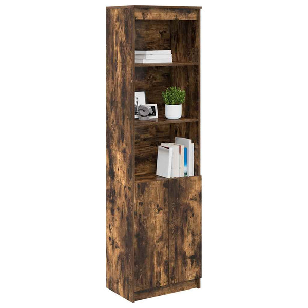 Highboard Räuchereiche 50x35x180 cm