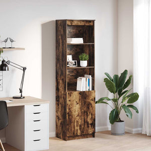 Highboard Räuchereiche 50x35x180 cm