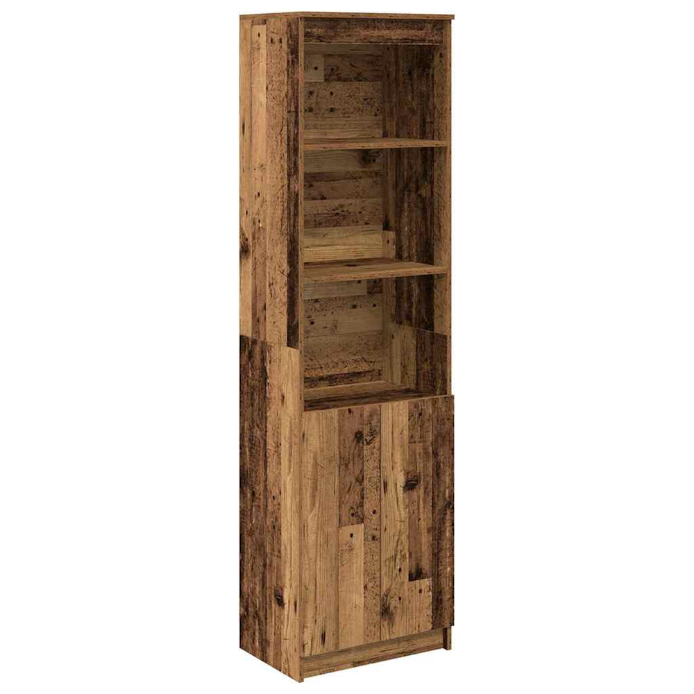 Highboard Altholz-Optik 50x35x180 cm