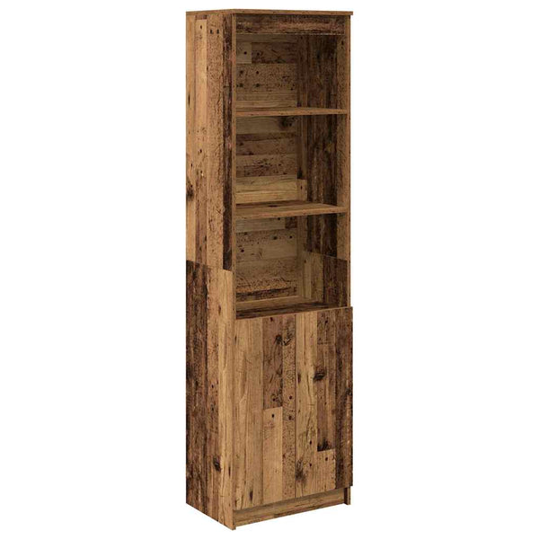 Highboard Altholz-Optik 50x35x180 cm