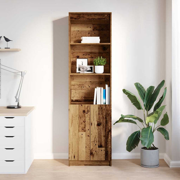 Highboard Altholz-Optik 50x35x180 cm