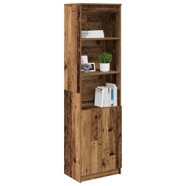 Highboard Altholz-Optik 50x35x180 cm