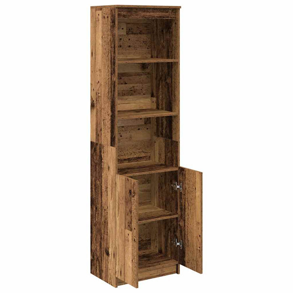 Highboard Altholz-Optik 50x35x180 cm