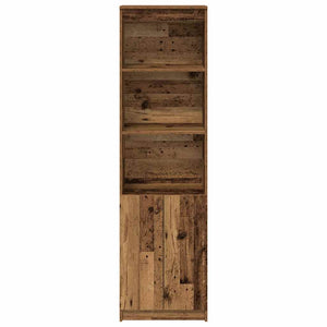 Highboard Altholz-Optik 50x35x180 cm
