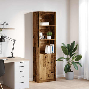 Highboard Altholz-Optik 50x35x180 cm