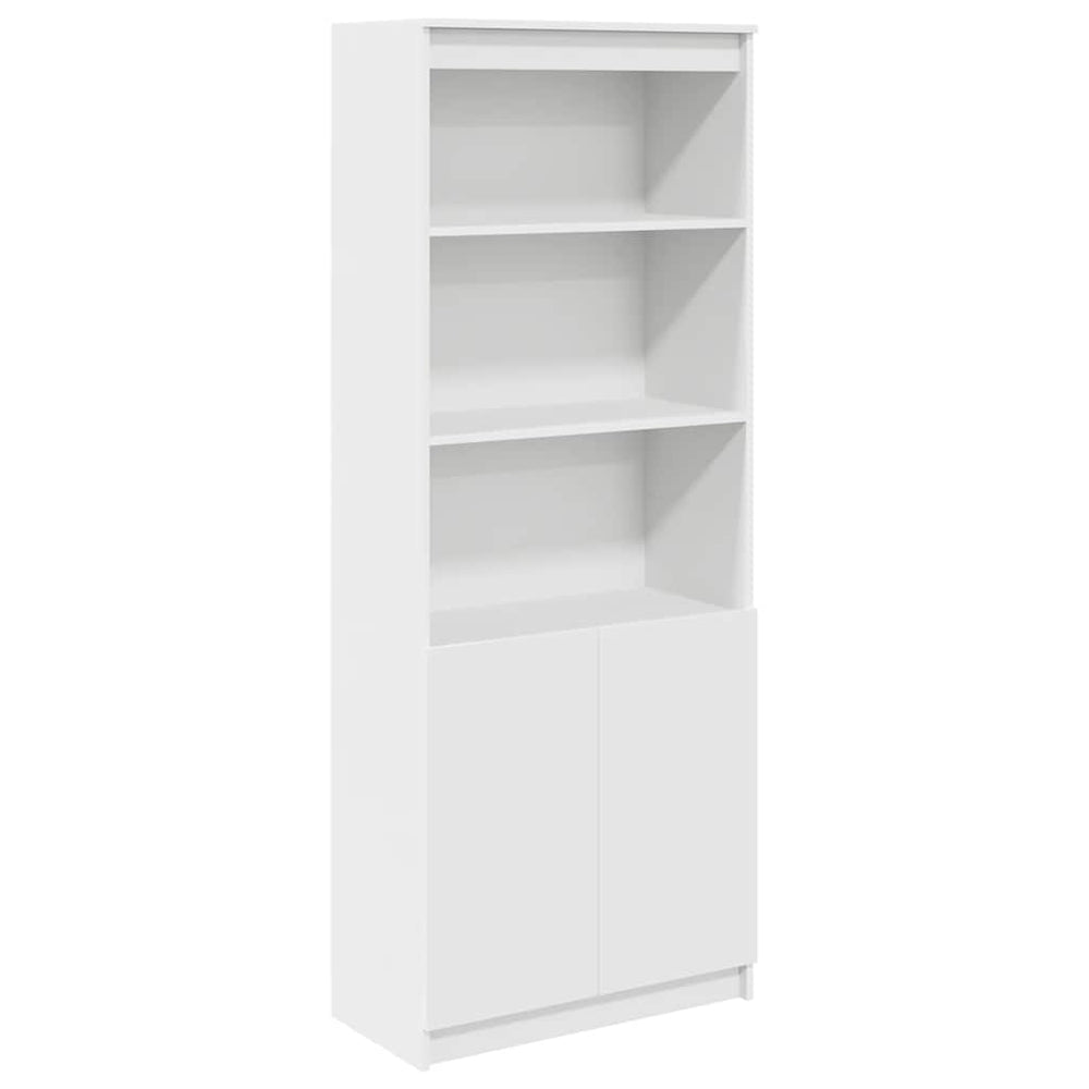 Highboard Weiß 70x35x180 cm