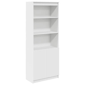 Highboard Weiß 70x35x180 cm