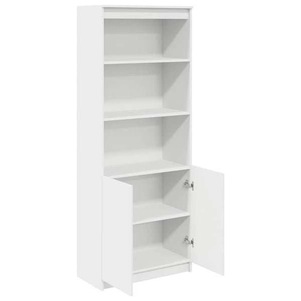 Highboard Weiß 70x35x180 cm