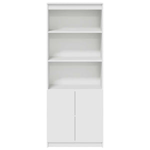 Highboard Weiß 70x35x180 cm